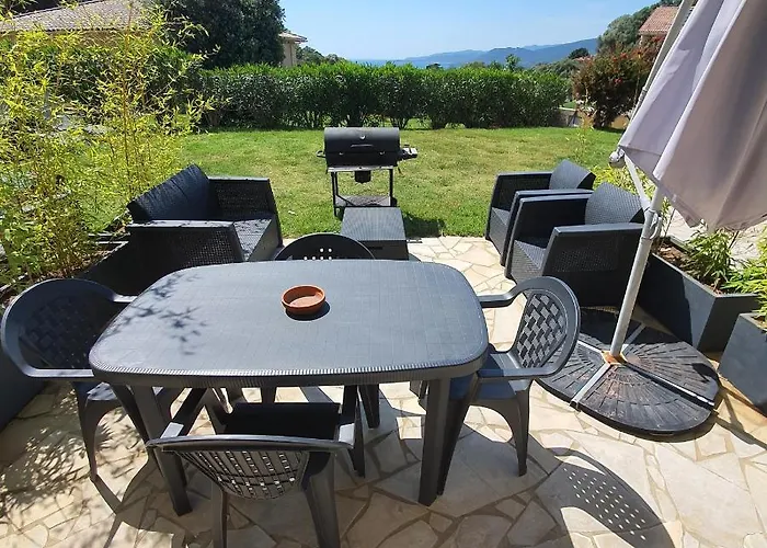 T2 Propriano Vue Mer, Neuf, Climatise Et Classe 3 Etoiles *